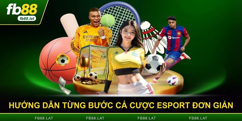 Hướng dẫn từng bước cá cược Esport đơn giản